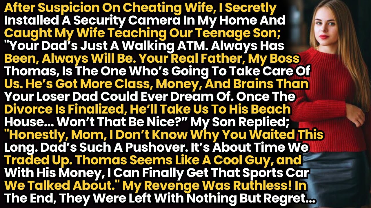 After Suspicion On Cheating Wife, I Secretly Installed A Security Camera In My Home & Caught My Wife