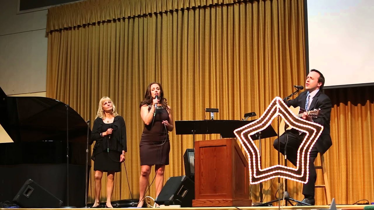 "Lean Into It" sung by Teri, Maggie and David
