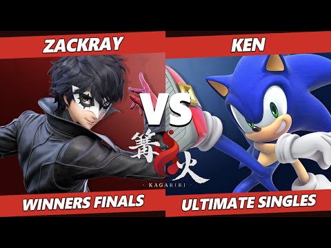 Kagaribi 1 Winners Finals - GW｜Zackray (Joker) Vs. SBI｜KEN (Sonic) Smash Ultimate SSBU