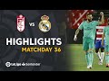 Highlights Granada CF vs Real Madrid (1-2)