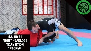 BJJ No Gi Front Headlock into 3/4 Nelson and D'arce Choke Tutorial