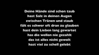 die perfekte welle - lyrics