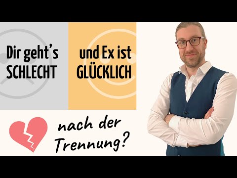 Ex ist glücklich nach Trennung – und du leidest wie ein Hund? Das ist der Grund! [überraschend!]