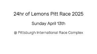 24hr of Lemons Pitt Race 2025 - Sunday 4/12 - White Powder Racing #320