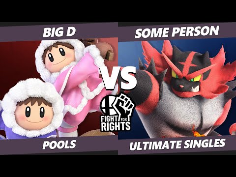 FFR West Ultimate Pools - CACAW | Big D (Ice Climbers) Vs. Some Person (Incineroar) SSBU Singles