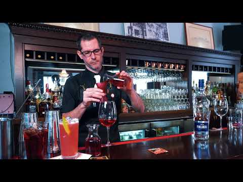 WATERMELON ELDERFLOWER FIZZ  - Finlandia Vodka Drink Recipe #2 created and mixed by Jerome Philip