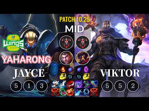 JAG Yaharong Jayce vs Viktor Mid - KR Patch 10.25