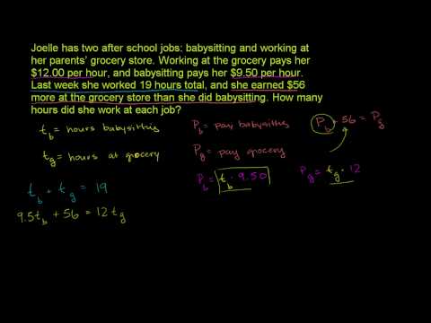 Systems and Rate Problems 2