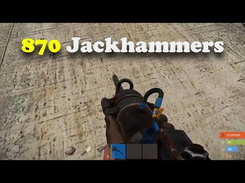 Trying to raid an Armored base with a Jackhammer (Story of a Rust Noob)