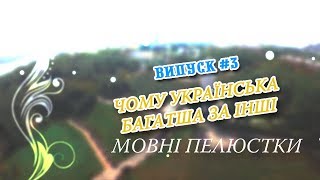 Мовні пелюстки. Випуск #3. ЧОМУ УКРАЇНСЬКА БАГАТША ЗА ІНШІ
