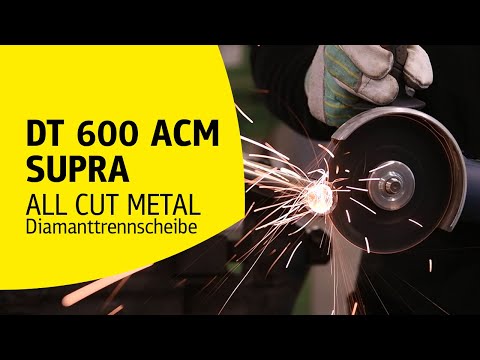 SCHNEIDET durch (fast) JEDES METALL! - DT 600 ACM SUPRA | Klingspor