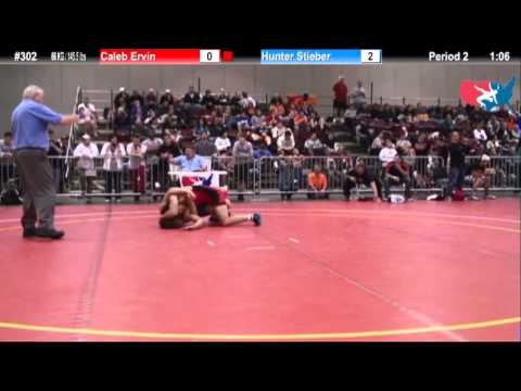 FILAJRFS: 66 KG / 145.5 lbs: Caleb Ervin (Illini WC) vs. Hunter Stieber (Ohio RTC)