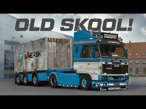 Drive to Berlin with Scania 143M Old Skool - Old Skool Scania 3 Series