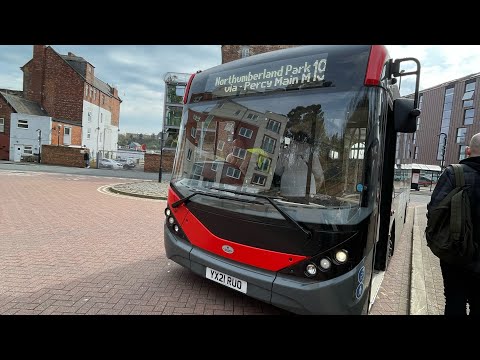 Journey on the Gateshead central 19 North Shields ferry to North Shields town