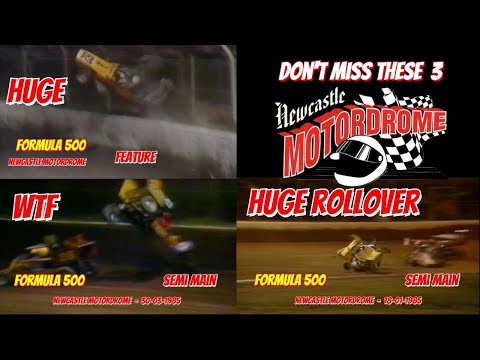 Newcastle Motordrome Formula 500s Semi Mains & Feature 1985/ 86