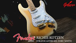 Video thumbnail for Fender Richie Kotzen Stratocaster See Thru White⎪Sound Demo by Gooswyn Guitars