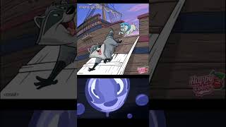 Meeko pisses Percy dog 🦝🆚🐶 Happy Color App Disney Category with scene from the movie Pocahontas