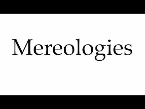 How to Pronounce Mereologies
