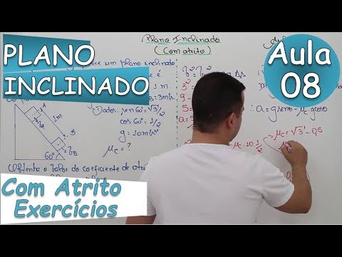 Inclined Plane - Class 08 (with friction exercises)
