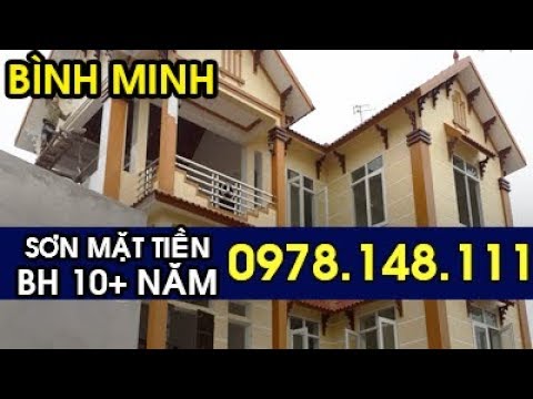 Báo Giá Sơn Mặt Tiền Nhà Đẹp Mới Nhất Tại Hà Nội -O978.148.111