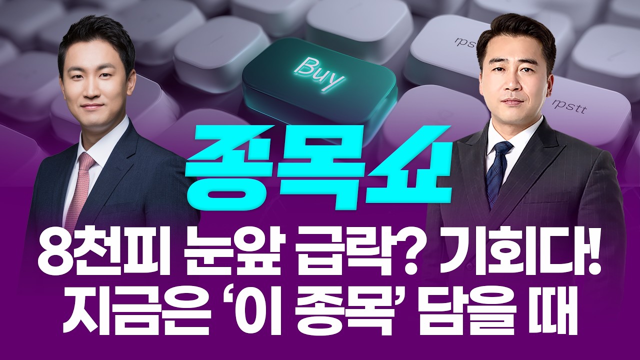 '팔천피'까지 단 0.33p 남기고 급락...지금이 매수 기회인 '이 종목'ㅣ 종목쇼 ㅣ260512