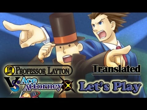 Let's Play Part 3 Professor Layton vs. Ace Attorney (Translated)