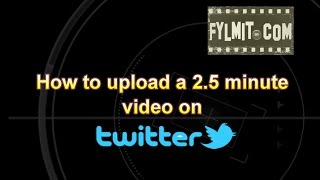 How to upload a video more than 2 minutes video on Twitter