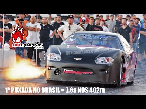 EQUIPE NICHETTI - PRIMEIRA PUXADA NO BRASIL 7.6s nos 402m