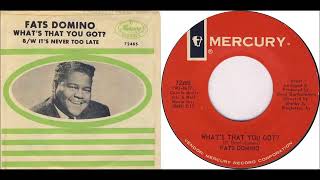 Fats Domino - What&#39;s That You Got - August 6, 1965