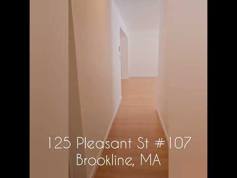 Walk&Talk Tour of 125 Pleasant St, Unit 107, Brookline, MA (8/2/23)