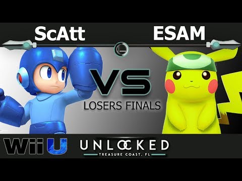 MVG|ScAtt (Mega Man) vs. PG|ESAM (Pikachu) - Wii U Losers Finals - Unlocked