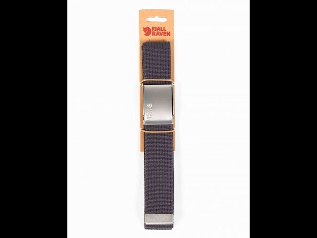 Vídeo relacionado con Fjallraven Canvas Brass Belt 4 Cm Belt, Unisex Adulto, Mountain Grey, 1 Size