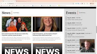 GCR2: How To Look Up Academic Calendar, Events Calendar, and Sports Schedules