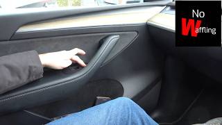 How to Use Emergency Door Release Manual Open Tesla Model Y - Beginners guide