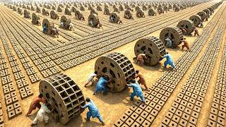 Pakistani Man with Skills in Pakistan Workshop Creates Brick Making Machine - @Discovering Skills