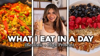 Lose Weight Without Starving! | What I Eat in a Day (High Protein + Low Carb)