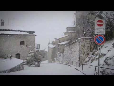 San Donato Val di Comino sotto la neve presentato da Bruno Macari