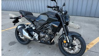 Video Thumbnail for New 2024 Honda CB300R ABS