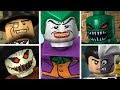 LEGO Batman The Videogame - All Bosses (All 15 Hero Mission Boss Fights)