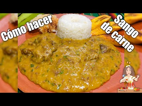 🇪🇨♨️Cómo preparar SANGO DE COSTILLA😘👌‼️