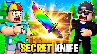 Opening Up SECRET KNIVES In Knife Simulator! (Roblox)