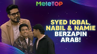 Download lagu Syed Iqbal dari Pendakwah ke Penyanyi? Ajar Namie & Nabil Zapin Arab! l | MeleTOP | Namie & Nabil mp3