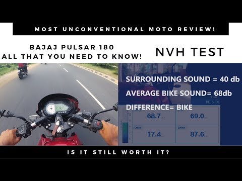 PULSAR 180 MOST UNCONVENTIONAL REVIEW | PULSAR 180 NVH TEST 1ST TIME ON INTERNET