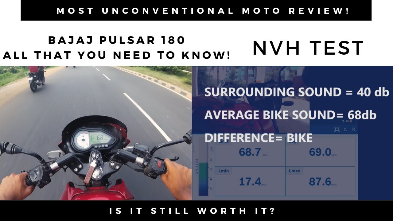PULSAR 180 MOST UNCONVENTIONAL REVIEW | PULSAR 180 NVH TEST 1ST TIME ON INTERNET