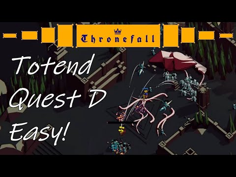 How To Beat Totend Quest D! - Thronefall