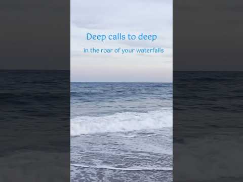 Peaceful Holy Spirit Moment by the Ocean - Psalm 42 #shorts #holyspirit