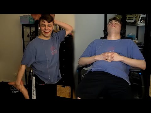 Papaplatte macht Sport