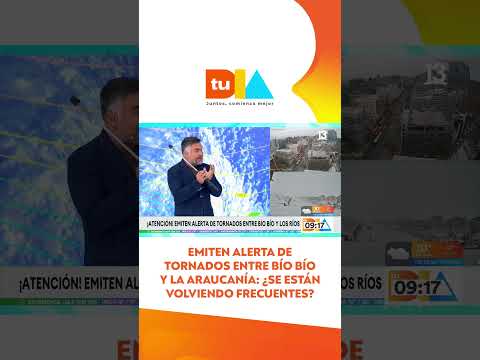 Emiten alerta de tornados entre Bío Bío y La Araucanía🌪