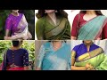Latest High Neck Blouse Designs
