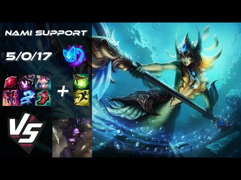SUPPORT Nami vs Alistar - EU Challenger Patch 25.S2.7